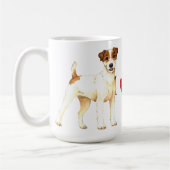 Ik hou van mijn Parson Russell Terrier Koffiemok (Links)