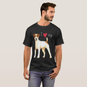 Ik hou van mijn Parson Russell Terrier T-shirt (Voorkant volledig)