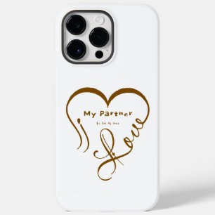 Ik hou van mijn partner - Jij bent mijn thuis kuss Case-Mate iPhone 14 Pro Max Hoesje