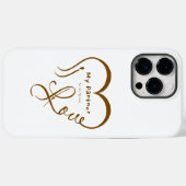 Ik hou van mijn partner - Jij bent mijn thuis kuss Case-Mate iPhone Case (Achterkant (horizontaal))