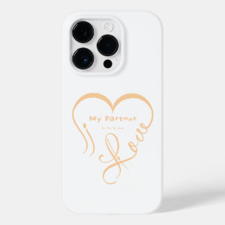 Ik hou van mijn partner - Jij bent mijn thuis kuss Case-Mate iPhone 14 Pro Hoesje