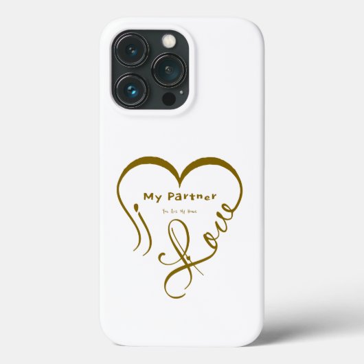 Ik hou van mijn partner - Jij bent mijn thuis kuss Case-Mate iPhone Case (Achterkant)
