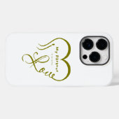 Ik hou van mijn partner - Jij bent mijn thuis kuss Case-Mate iPhone Case (Achterkant (horizontaal))