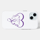 Ik hou van mijn partner - Jij bent mijn thuis kuss Case-Mate iPhone Case (Achterkant (horizontaal))