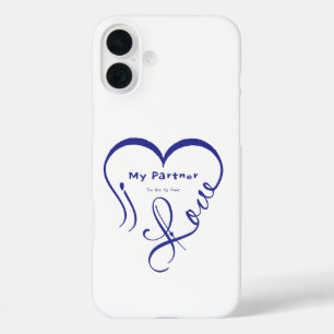 Ik hou van mijn partner - Jij bent mijn thuis kuss iPhone 16 Plus Hoesje
