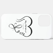 Ik hou van mijn partner - Jij bent mijn thuis kuss Case-Mate iPhone Case (Achterkant (horizontaal))