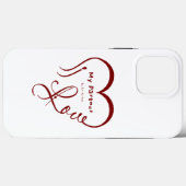 Ik hou van mijn partner - Jij bent mijn thuis kuss Case-Mate iPhone Case (Achterkant (horizontaal))