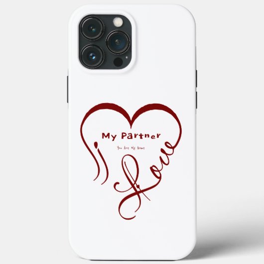 Ik hou van mijn partner - Jij bent mijn thuis kuss Case-Mate iPhone Case (Achterkant)