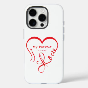 Ik hou van mijn partner - Jij bent mijn thuis kuss iPhone 16 Pro Hoesje