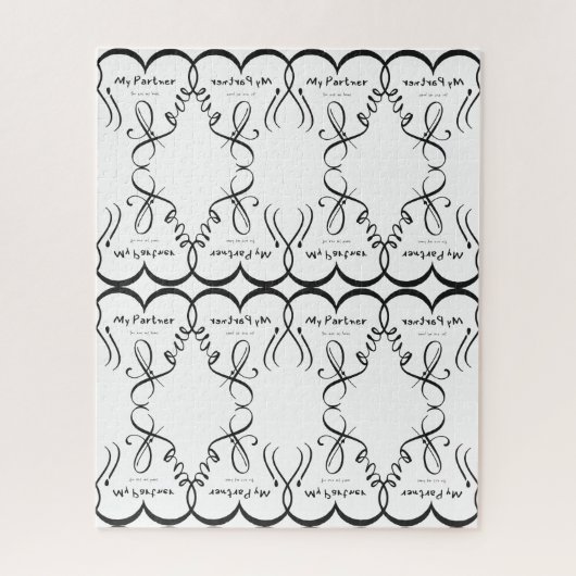 Ik hou van mijn partner • Jij bent mijn thuis Legpuzzel (Verticaal)