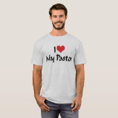 Ik hou van mijn pastoor T-shirt (Voorkant volledig)