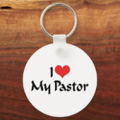 Ik Hou Van Mijn Pastor Sleutelhanger (Voorkant)