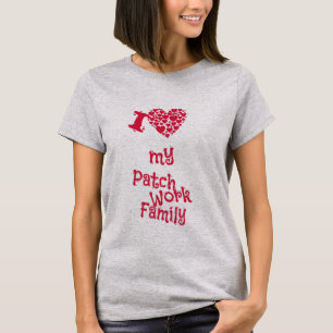 Ik hou van mijn Patchwork Familie - Eine Liebeserk T-shirt