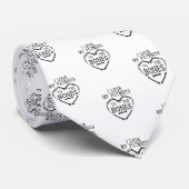 Ik hou van mijn patiënten bij de Botten Chiropract Stropdas (Opgerold)