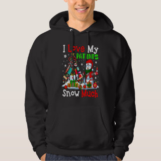 Ik Hou Van Mijn Patiënten Sneeuw Zo Veel Kerstboom Hoodie