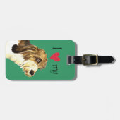 Ik hou van mijn PBGV Bagagelabel (Voorkant horizontaal)