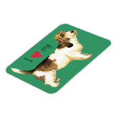 Ik hou van mijn PBGV Magneet (Linkerzijde)