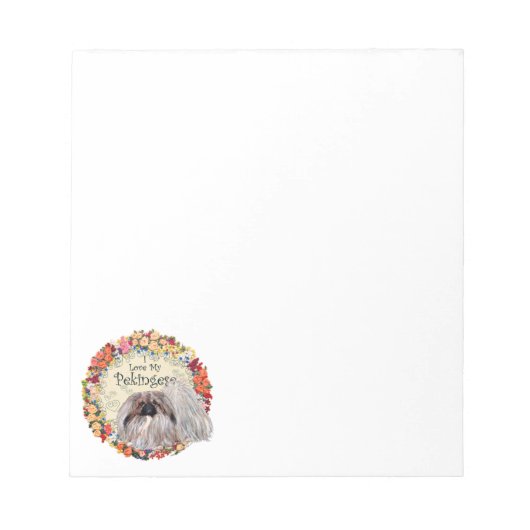 Ik hou van mijn Pekingees Notitieblok (Voorkant)