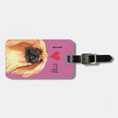 Ik hou van mijn pekingese bagagelabel (Voorkant horizontaal)