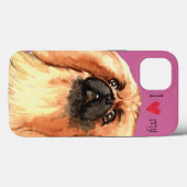 Ik hou van mijn pekingese Case-Mate iPhone case (Achterkant (horizontaal))