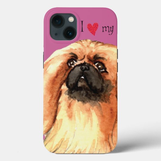 Ik hou van mijn pekingese Case-Mate iPhone case (Achterkant)