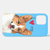 Ik hou van mijn Pembroke Welsh Corgi Case-Mate iPhone Case (Achterkant (horizontaal))