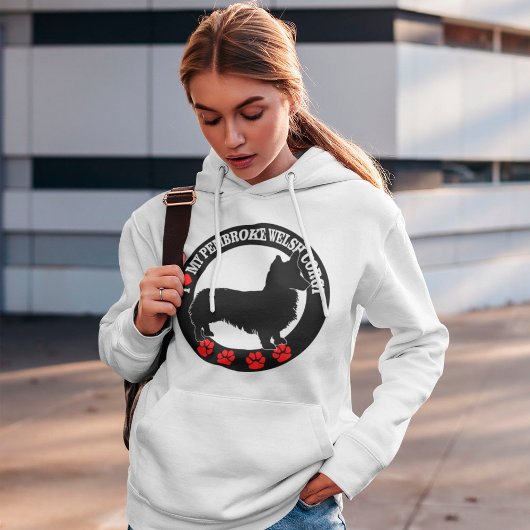 Ik hou van mijn Pembroke Welsh Corgi Hoodie