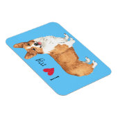 Ik hou van mijn Pembroke Welsh Corgi Magneet (Rechterzijde)