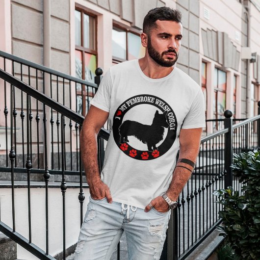 Ik hou van mijn Pembroke Welsh Corgi T-Shirt