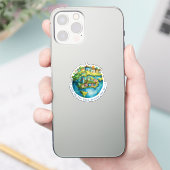 Ik hou van mijn penvrienden over de hele wereld sticker (Telefoon)