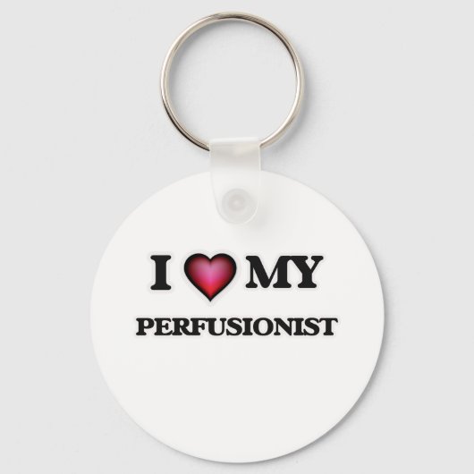 Ik hou van mijn Perfusionist Sleutelhanger (Voorkant)