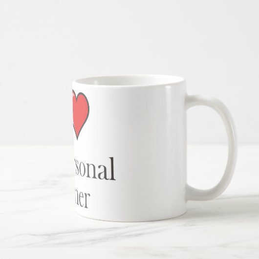 Ik hou van mijn persoonlijke trainer koffiemok (Rechts)