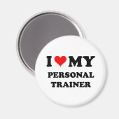 Ik hou van mijn persoonlijke trainer magneet (Voorkant / Achterkant)