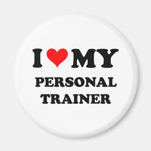 Ik hou van mijn persoonlijke trainer magneet (Voorkant)