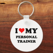 Ik hou van mijn persoonlijke trainer sleutelhanger (Voorkant)