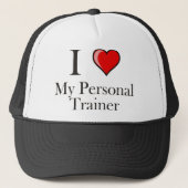 Ik hou van mijn persoonlijke trainer trucker pet (Voorkant)