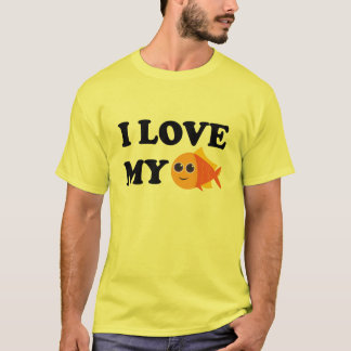 Ik hou van mijn Pet Goldfish T-shirt