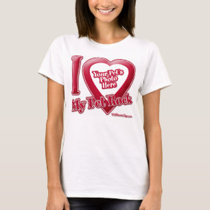 Ik hou van mijn Pet Rock - Foto T-shirt