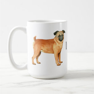 Ik hou van mijn petit Brabancon Koffiemok