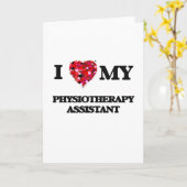 Ik hou van mijn Physiotherapeut Kaart (Gele Bloem)