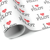 Ik hou van mijn piloot cadeaupapier (Rol Hoek)