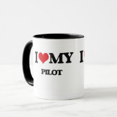 Ik hou van mijn piloot mok (Voorkant links)