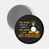 Ik hou van mijn pinguïn magneet (Voorkant / Achterkant)