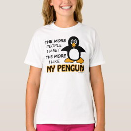 Ik hou van mijn pinguïn t-shirt
