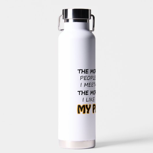 Ik hou van mijn pinguïn waterfles (Voorkant)