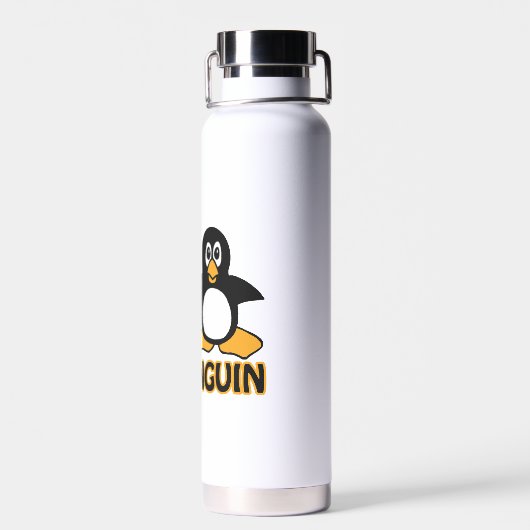 Ik hou van mijn pinguïn waterfles (Achterkant)