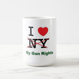 Ik hou van mijn pistool rechten koffiemok