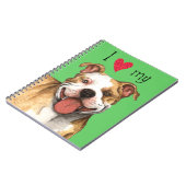 Ik hou van mijn Pit Bull Terrier Notitieboek (Linkerzijde)