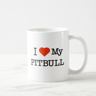 Ik hou van mijn Pitbull Koffiemok