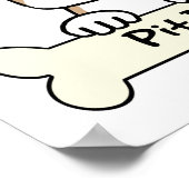 Ik hou van mijn Pitbull Poster (Hoek)